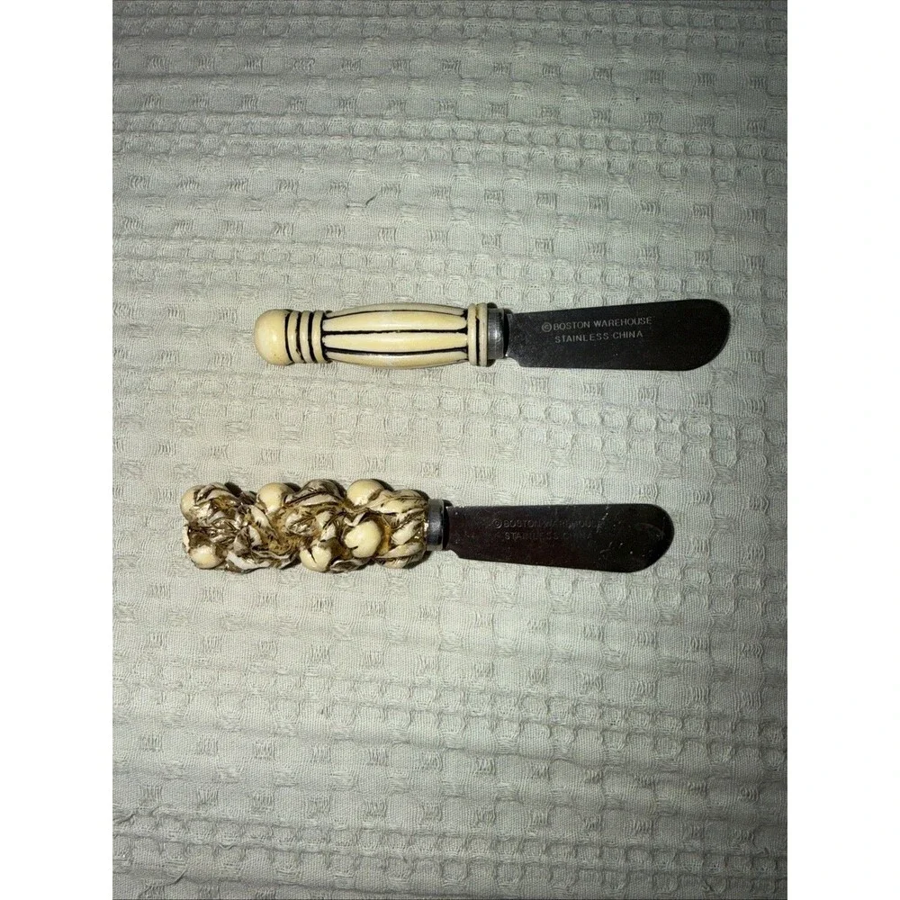 Vintage Boston Warehouse Cheese Spreaders Jam Knife
